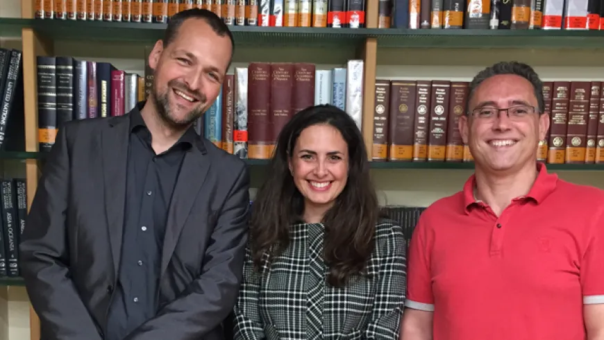 Tobias Endler, coordinador de Investigación y Doctorado del Heidelberg Center for American Studies, visita el Instituto Franklin-UAH