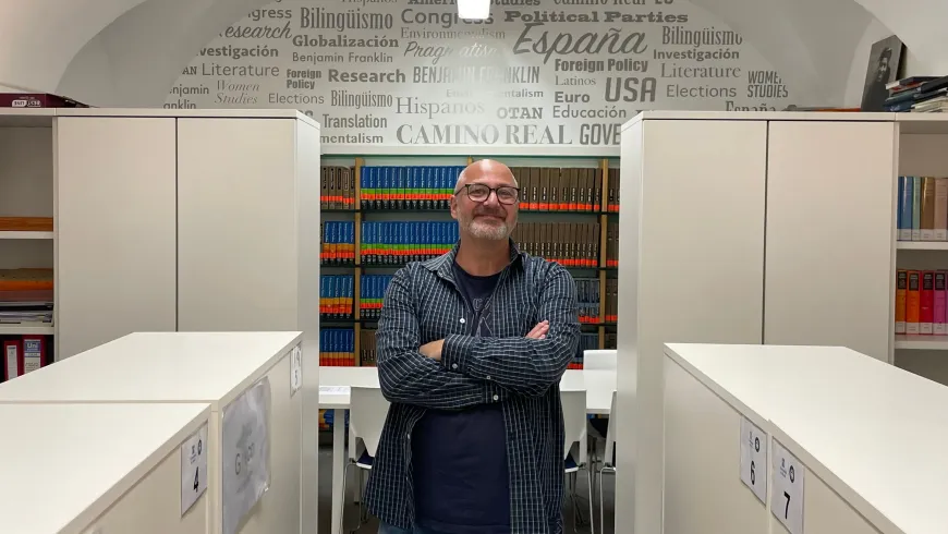 Paul Mitchell, beneficiario de la Ayuda Margaret Fuller 2024, comienza su investigación en el Instituto Franklin-UAH