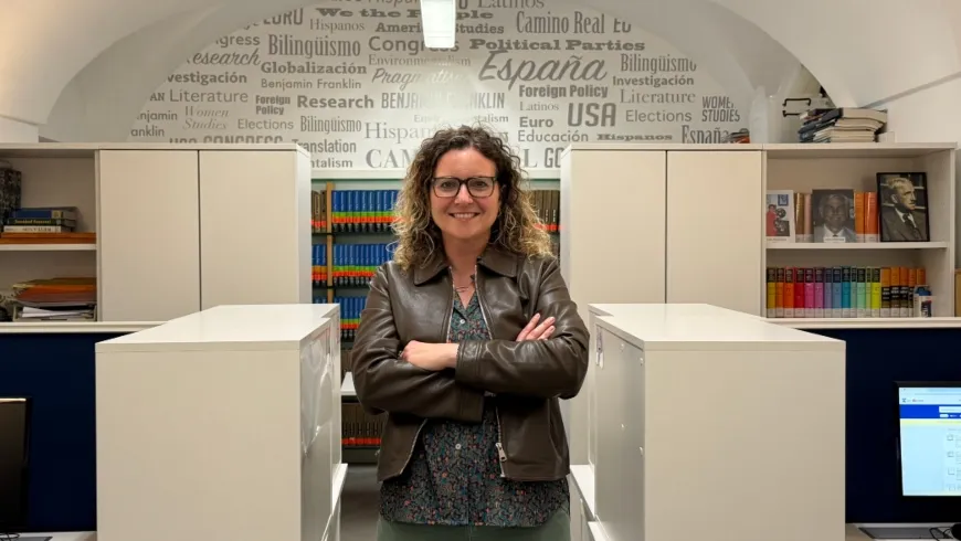 María Dolores López Navas inicia su estancia de investigación en el Instituto Franklin-UAH como beneficiaria de la Ayuda Margaret Fuller 2026
