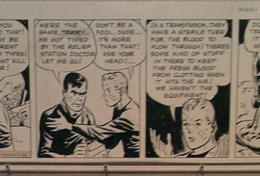 Terry y los piratas de Milton Caniff y la representación de la historia