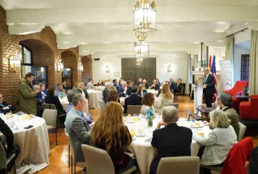 José Vicente Saz, rector de la Universidad de Alcalá | III Desayuno de Acción de Gracias del Instituto Franklin-UAH