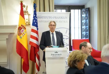 José Vicente Saz, rector de la Universidad de Alcalá | III Desayuno de Acción de Gracias del Instituto Franklin-UAH