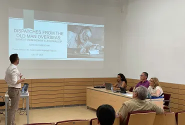 Nueva tesis doctoral defendida en el Instituto Franklin-UAH sobre el autor Ernest Hemingway