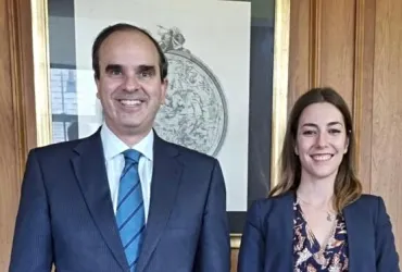 Diana Ramos, beneficiaria de la beca formativa para investigadores júnior del Instituto Franklin-UAH, colabora con la Embajada de España en Canadá