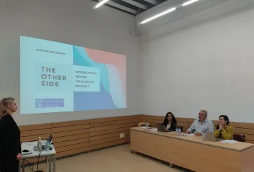 Defensa de tesis de Anna Marta Marini &quot;The Other Side. Representations Bridging the US-Mexico Boundary&quot;