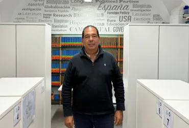 Raúl Rodríguez Rodríguez, director del CEHSEU, comienza su estancia de investigación en el Instituto Franklin-UAH